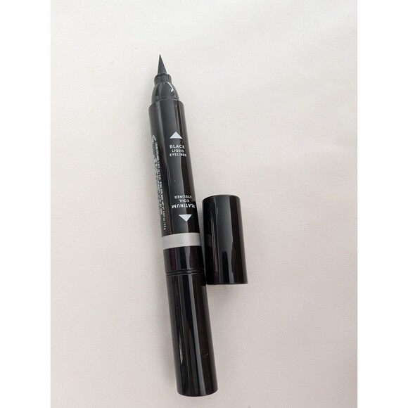 LAURA GELLER NEW YORK Line-N-Define Dual Dimension Eyeliner Black/Platinum - Picture 4 of 4